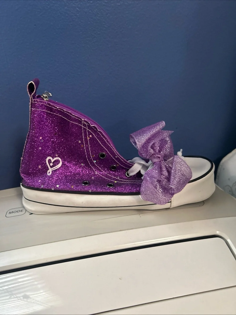 Nickelodeon JoJo Siwa Sneaker Purple/Pink  Pencil Case lot (2) NWT